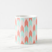 矢印パターンパステルマグ コーヒーマグカップ (中央)