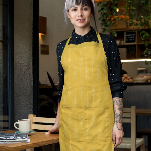 矢印パターン エプロン