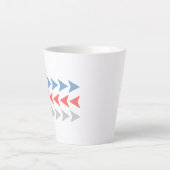 矢印パターン カフェラテマグ (正面)