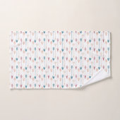 矢印パターン バスタオルセット (ハンドタオル)