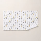 矢印パターン バスタオルセット (ハンドタオル)