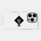 矢印ヒット対象iPhone 16 Proケース iPhoneケース (裏面横)