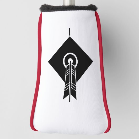 矢印ヒット目標ゴルフヘッドカバー ゴルフヘッドカバー (回転90)