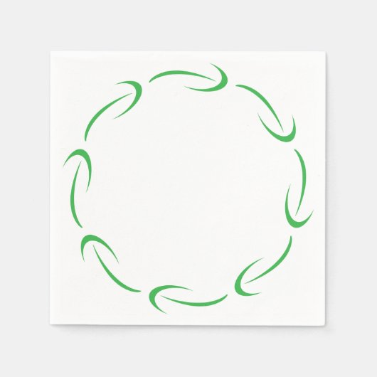 矢印フレームナプキン スタンダードカクテルナプキン (正面)