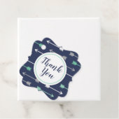 矢印ベビーシャワーメッセージカード フェイバータグ (インサイチュ)