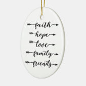 矢印単語 セラミックオーナメント (左)