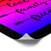 矢印単語 ポスター (角)