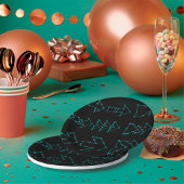 矢印点々のある紙プレート ペーパープレート