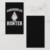 矢印狩りおもしろいストーンコレクタ 名刺 (正面/裏面)