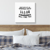 矢印狩りことわざ | Flintknappingギフト キャンバスプリント (インサイチュ (寝室))