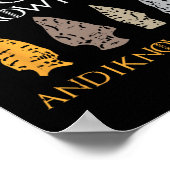 矢印狩り狩りラバーギフト ポスター (角)