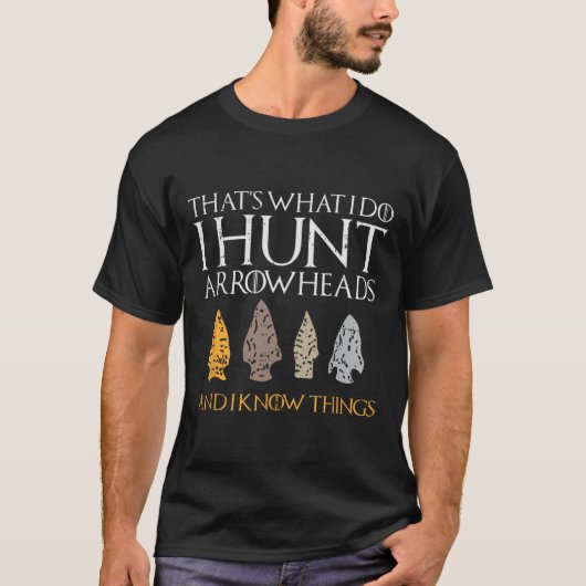 矢印狩り狩りラバーギフト Tシャツ (正面)