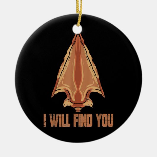 矢印狩り矢印コレクター セラミックオーナメント (正面)