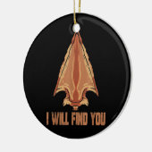 矢印狩り矢印コレクター セラミックオーナメント (左)