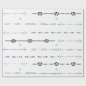 矢印縁ど円 ラッピングペーパー (フラット)