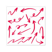 矢印違うベクトルスタイル セルフインキングスタンプ (デザイン)