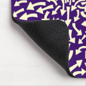 矢印 – クリームオン深い紫330066 マウスパッド (コーナー)