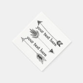 矢印 スタンダードカクテルナプキン (角)