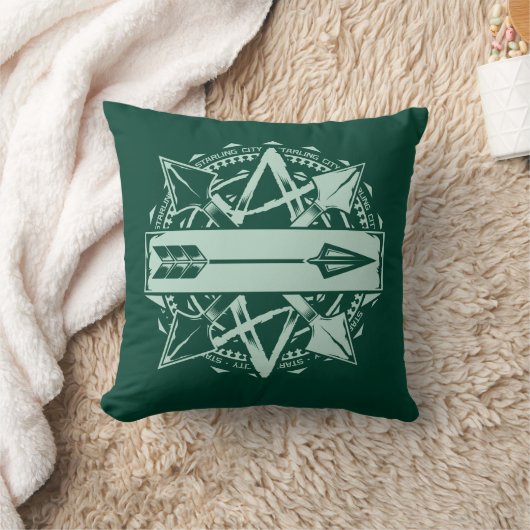 矢印 |スターリング市矢印バッジ クッション (ブランケット)