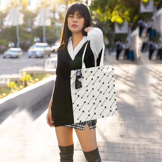 矢印 トートバッグ