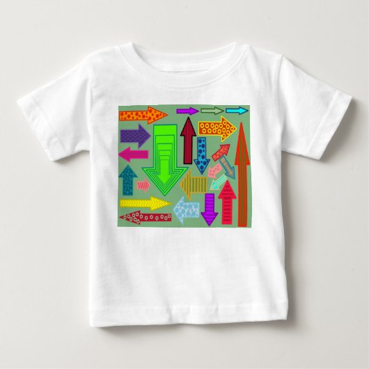 矢印 ベビーTシャツ (正面)