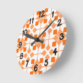 矢印 ラウンド壁時計 (傾斜)