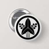 矢印（円） 缶バッジ (正面&裏面)