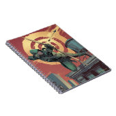 矢印 |屋上から緑の矢印が発射 ノートブック (右側)