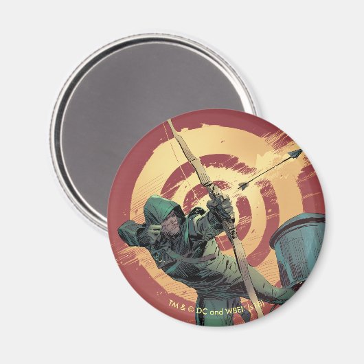 矢印 |屋上から緑の矢印が発射 マグネット (正面/裏面)