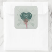 矢印 | 「悪い男の子に惹かれる」ピアスハート スクエアシール (バッグ)