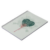 矢印 | 「悪い男の子に惹かれる」ピアスハート ノートブック (左側)