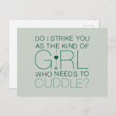 矢印 |抱き締める必要がある女の子の種類 ポストカード (正面/裏面)