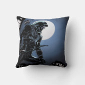 矢印 |月光の緑の矢 クッション (裏面)