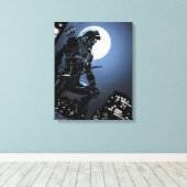 矢印 |月明かりの緑の矢印 キャンバスプリント (インサイチュ (ウッドフロア))