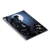 矢印 |月明かりの緑の矢印 ノートブック (右側)