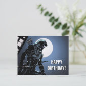 矢印 |月明かりの緑の矢印 ポストカード (スタンド正面)