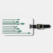 矢印 |縦方向の矢印グラフィック ラゲッジタグ (正面横)