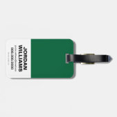 矢印 |縦方向の矢印グラフィック ラゲッジタグ (裏面横)