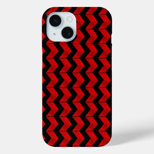 矢印(赤い山形) Case-Mate iPhoneケース (裏面)