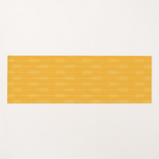 矢印（黄） ヨガマット (正面(横))