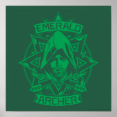 矢印 | Emerald Archer Graphic ポスター (正面)