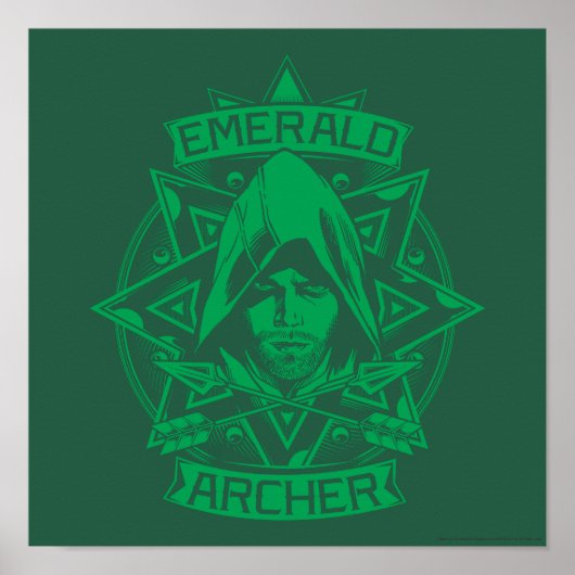 矢印 | Emerald Archer Graphic ポスター (正面)