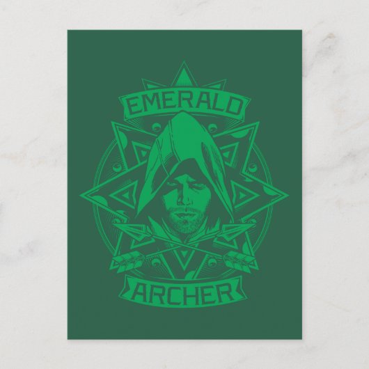矢印 | Emerald Archer Graphic ポストカード (正面)