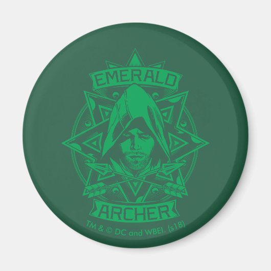 矢印 | Emerald Archer Graphic マグネット (正面)