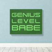 矢印 | Genius Level Babe キャンバスプリント (インサイチュ (ウッドフロア))