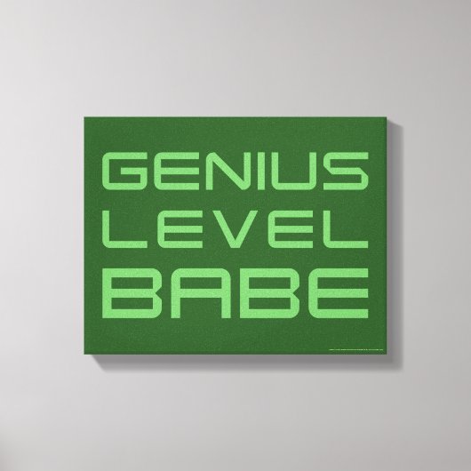 矢印 | Genius Level Babe キャンバスプリント (正面)
