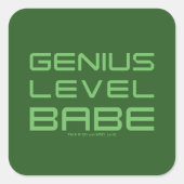 矢印 | Genius Level Babe スクエアシール (正面)