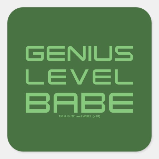 矢印 | Genius Level Babe スクエアシール (正面)