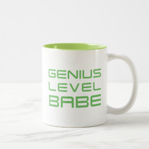 矢印   Genius Level Babe ツートーンマグカップ