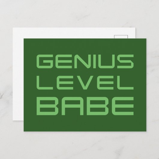 矢印 | Genius Level Babe ポストカード (正面/裏面)